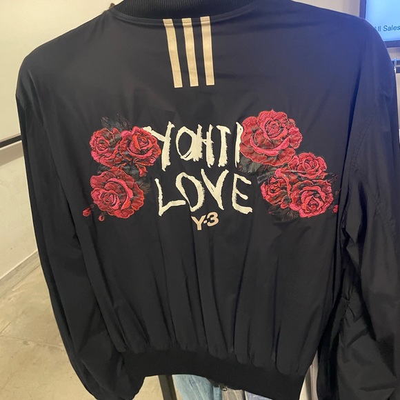 yohji y-3 love roses bomber jacket - Picture 5 of 6